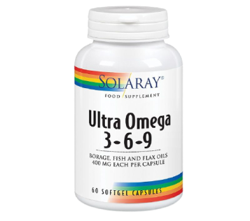 Solaray Ultra Omega 3-6-9, 1200mg