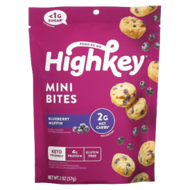 HighKey, Soft Baked Mini Treats, Gluten Free, 2 oz (57 g)